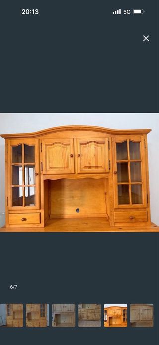 Mueble de salón de pino