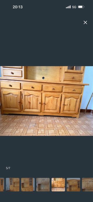 Mueble de salón de pino