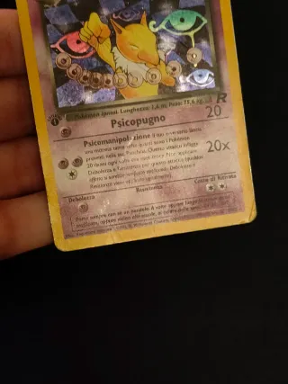 Carta Pokemon Dark Hypno 9/82 Rara Holo 1 Ed Ita