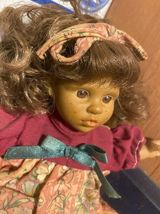 Coppia di bambole vintage