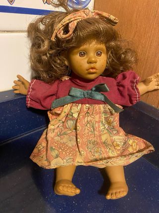 Coppia di bambole vintage