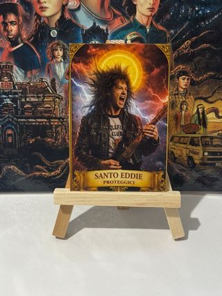 Santino Eddie Stranger Things Plastificato