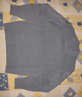 Jersey fino gris hombre talla M