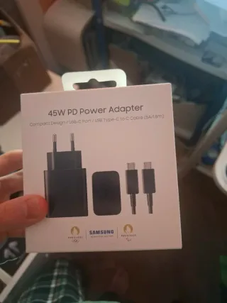 Cargador Samsung 45W PD USB-C + Cable