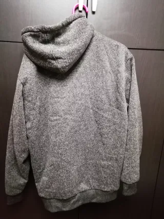 Chaqueta Sudadera Deportiva Forrada Gris