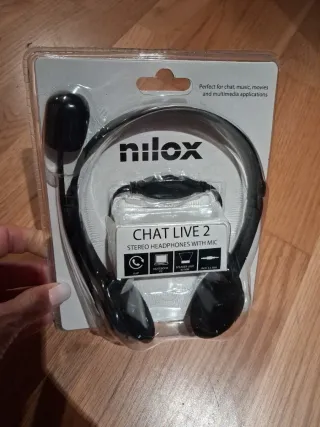 Nilox Chat Live 2 Auriculares con Micrófono