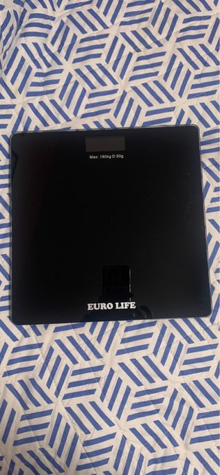 Báscula de Baño Digital Euro Life Negra