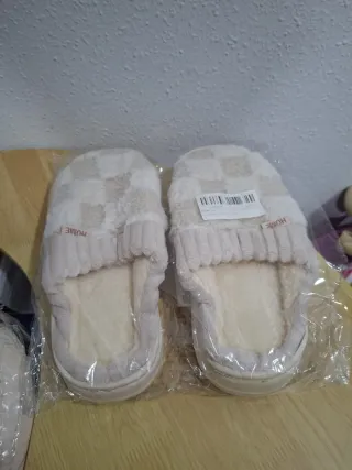 Zapatillas de casa a cuadros