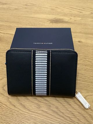 Portafoglio Tommy Hilfiger nero multicolore