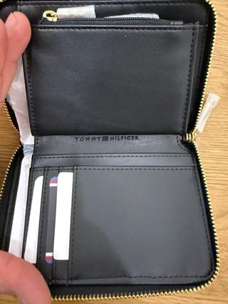 Portafoglio Tommy Hilfiger nero multicolore