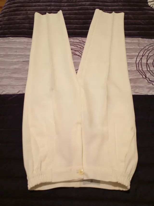 Pantalón Comunión Blanco Talla 10