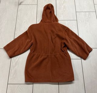 Marella cappotto con cappuccio marrone