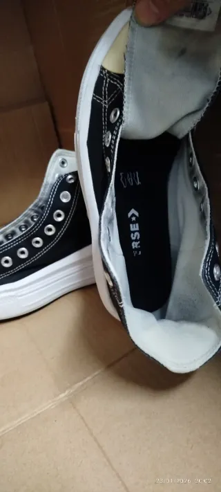 Converse All Star Talla 38 Negras