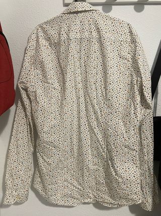 Camisa ZARA Slim Fit Estampada Talla M