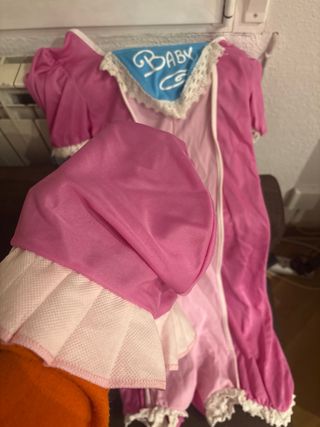 Disfraz de adulto de Bebé Rosa con Gorro
