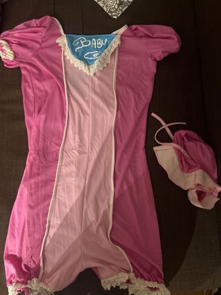 Disfraz de adulto de Bebé Rosa con Gorro