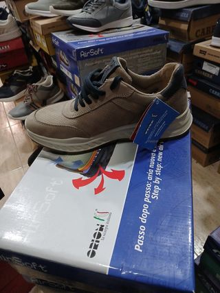 Zapatillas STX Hombre Beige/Negro t 40 piel