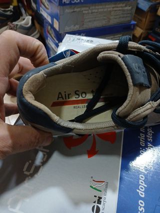 Zapatillas STX Hombre Beige/Negro t 40 piel