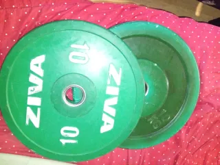 2 discos bummper ZIVA 10 kg