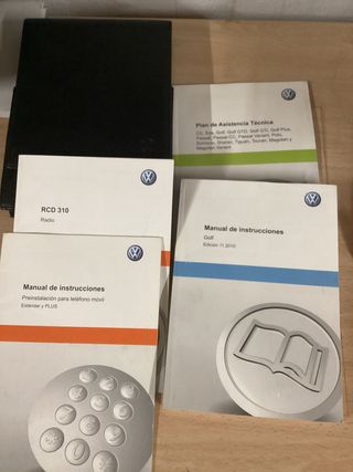 Manual usuario Volkswagen Golf 1.6 TDI (2010)