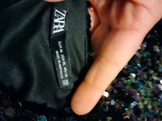 Abito nero paillettes