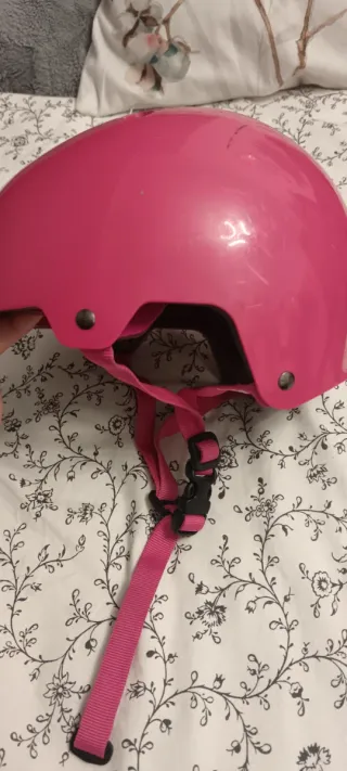 Casco Oxelo Rosa Talla 50-54cm