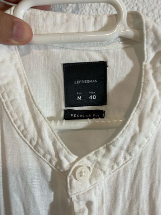 Camisa manga corta lefties blanca Talla M
