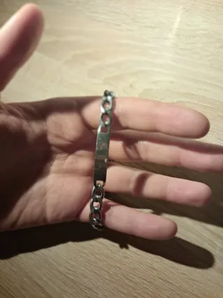 Bracciale a catena con placca