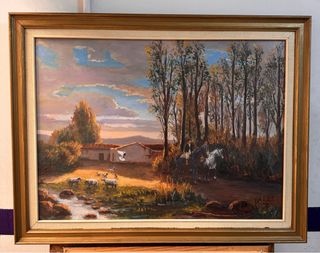 Óleo sobre lienzo paisaje