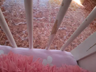 Cuna de bebé blanca