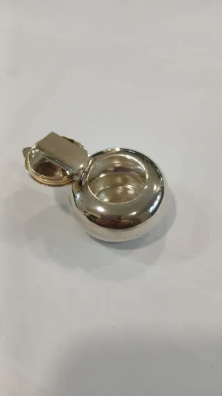 Cinzeiro de carteira em prata