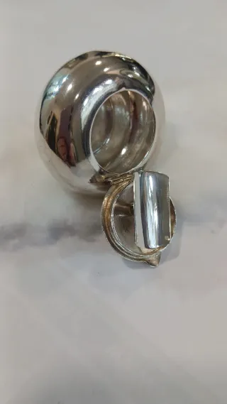 Cinzeiro de carteira em prata