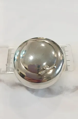 Cinzeiro de carteira em prata