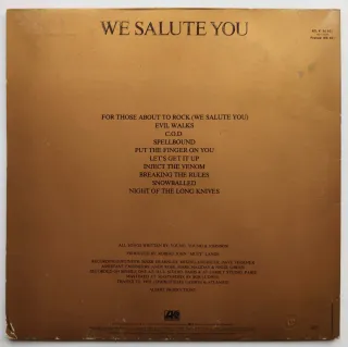 LP 1981 🇩🇪 AC/DC - FOR THOSE ABOUT TO ROCK