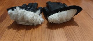 Guantes de piel para niña