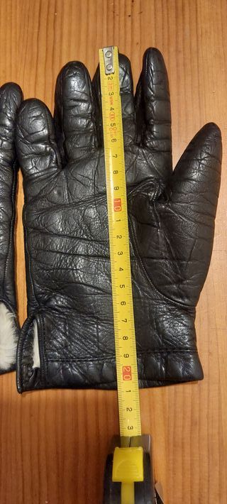 Guantes de piel para niña