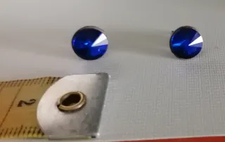 Pendientes Swarovski Azules y Plateados