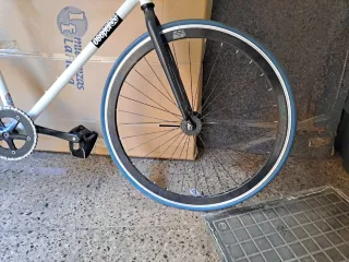 Bicicleta Fixie Blanca