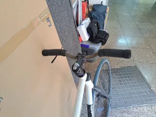 Bicicleta Fixie Blanca