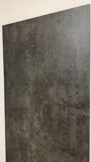 Panel escritorio efecto cemento gris Ikea