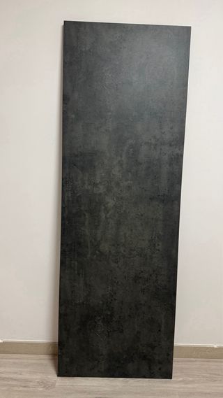 Panel escritorio efecto cemento gris Ikea