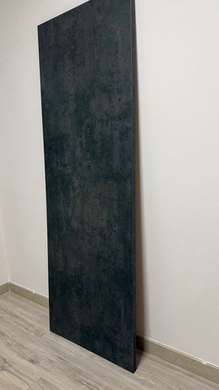 Panel escritorio efecto cemento gris Ikea