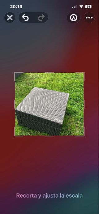 Mesa conjunto de jardín