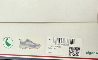 Zapatillas El Ganso grises y blancas