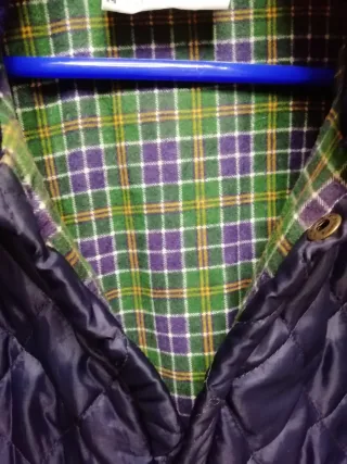 Abrigo Chaleco Acolchado Azul Marino