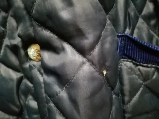 Abrigo Chaleco Acolchado Azul Marino