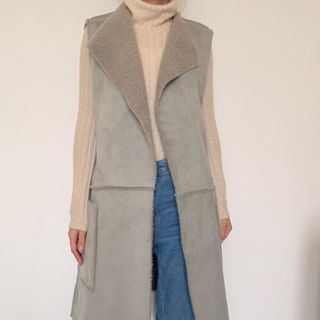 Gilet lungo Dixie grigio