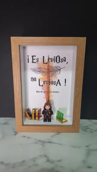 Cuadro lego de Harry Potter con Hermione Granger