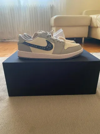 Air Jordan 1 Low x Dior Beige/Grigio