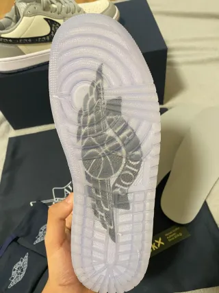 Air Jordan 1 Low x Dior Beige/Grigio